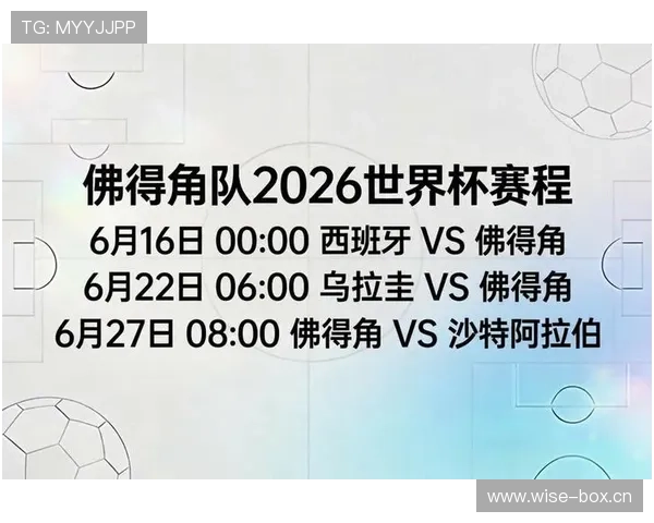 佛得角冲击2026世界杯：赛程前景与出线形势分析